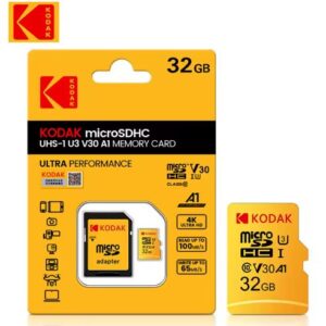 Cartão de Memória Micro SD KODAK Classe 10 A1 – 32GB