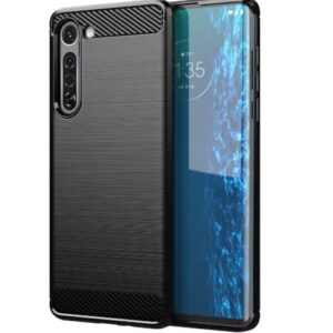 Capa Moto G8 Power – TPU Fibra de Carbono Preto