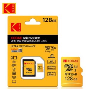 Cartão de Memória Micro SD KODAK Classe 10 A1 – 128GB