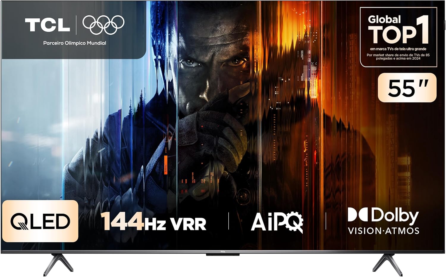 Smart TV TCL 55 Polegadas QLED 4K 55P8K