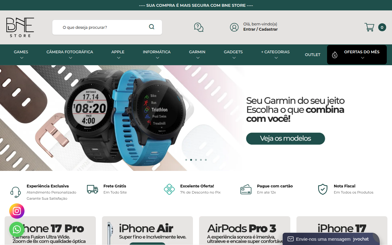 Bne Store é confiável?