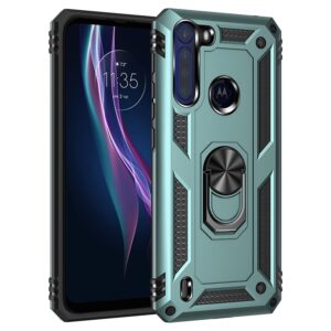 Capinha Celular Motorola One Fusion – Anel de Suporte Verde