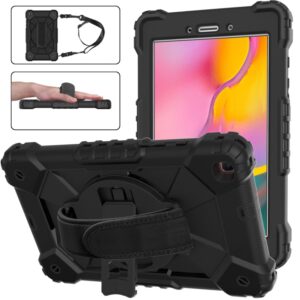 Capa Galaxy Tab A 8.0 2019 T290/T295 – Alça e Suporte Preto
