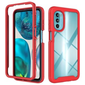 Capa Motorola Moto G82 – TPU e Plástico Vermelho