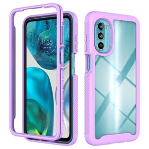 Capa Motorola Moto G82 – TPU e Plástico Roxo