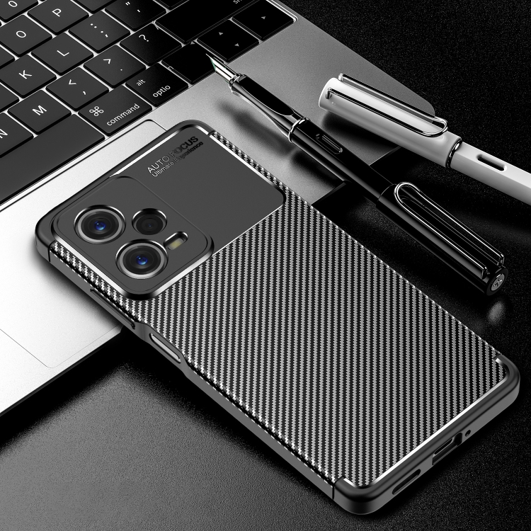 Capa Xiaomi Poco X5 - TPU Fibra de Carbono Preto