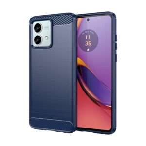 Capa Motorola Moto G84 – TPU Escovado Azul