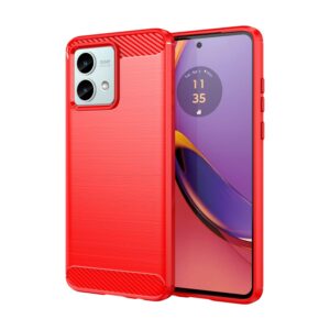 Capa Motorola Moto G84 – TPU Escovado Vermelho
