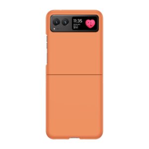 Capa Motorola Razr 40 – Skin Feel Laranja