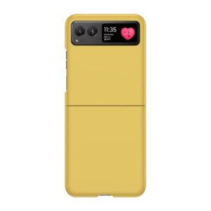 Capa Motorola Razr 40 – Skin Feel Amarelo