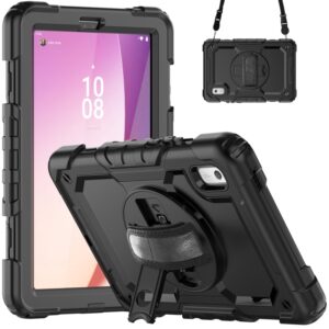 Capa Tablet Lenovo Tab M9 – Alça de Ombro e Suporte Preto
