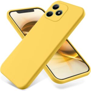 Capa Realme Note 50 – Silicone Aveludado Amarelo