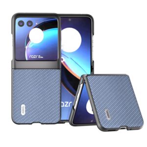 Capa Motorola Razr 40 ULTRA – Texturizado Azul Claro
