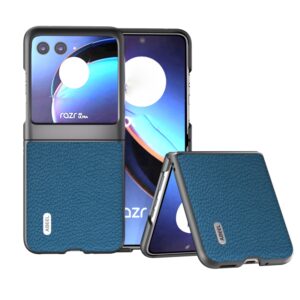 Capa Motorola Razr 40 ULTRA – Couro Azul