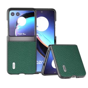 Capa Motorola Razr 40 ULTRA – Couro Verde