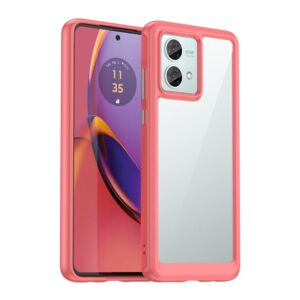 Capa Moto G84 – TPU e Plástico Vermelho