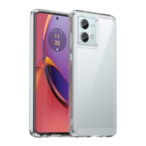 Capa Moto G84 – TPU e Plástico Transparente