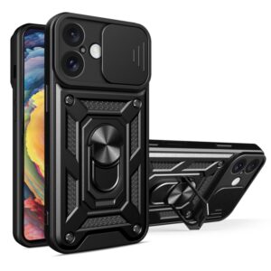 Capa para iPhone 16 PLUS – Protetor de Câmera e Suporte