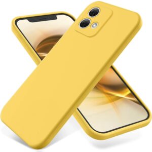 Capa Motorola Moto G84 – Silicone Amarelo