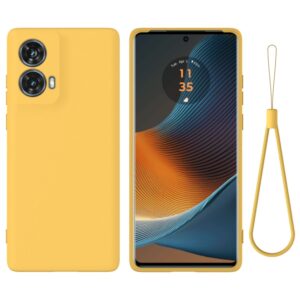 Capa Motorola Moto G85 5G – Silicone Amarelo