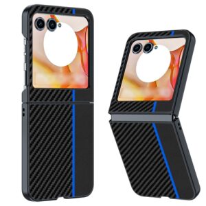 Capa Motorola Razr 60 – Fibra de Carbono