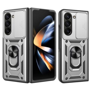 Capa Galaxy Z Fold5 – Anel de Suporte e Protetor Câmera