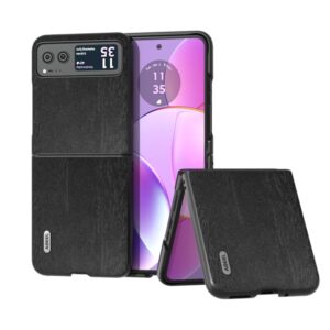 Capa Motorola Razr 40 – Textura Madeira Preto