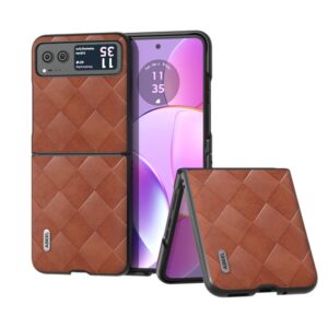 Capa Motorola Razr 40 – Xadrez Marrom