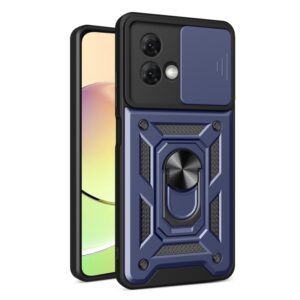 Capa Motorola Moto G84 – Protetor Câmera e Suporte Azul