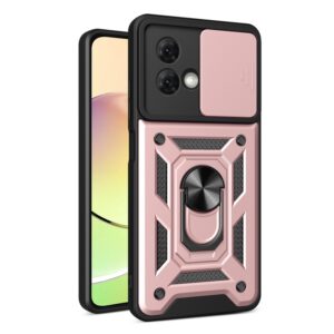 Capa Motorola Moto G84 – Protetor Câmera e Suporte Rosê