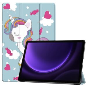 Capa Galaxy Tab S9 FE – Unicórnio