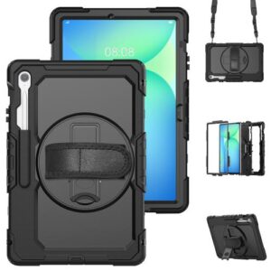 Capa Samsung Tab S10 FE+ – Alça e Suporte Preto