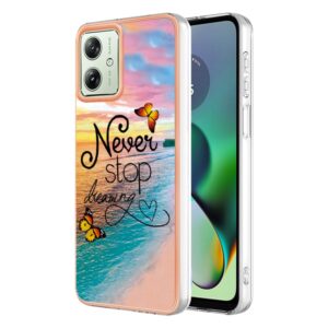 Capa Motorola Moto G54 – Borboletas