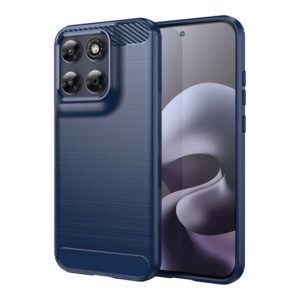 Capa Motorola Moto G77 – TPU Fibra de Carbono