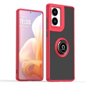 Capinha Moto G85 5G – Anel de Suporte Vermelho