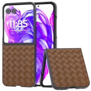 Capa para Motorola Razr 50 ULTRA – Escama Marrom