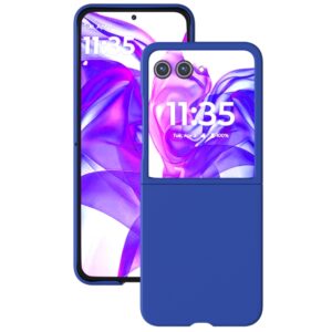 Capa Skin Feel para Motorola Razr 50 ULTRA – Azul