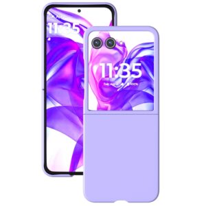 Capa Skin Feel para Motorola Razr 50 ULTRA – Roxo