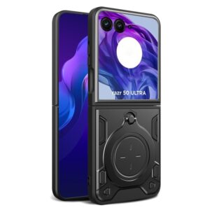 Capinha com Suporte para Motorola Razr 50 ULTRA – Preto