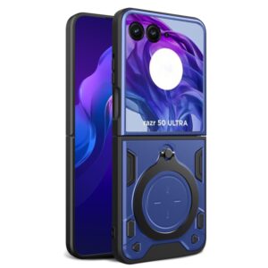 Capinha com Suporte para Motorola Razr 50 ULTRA – Azul