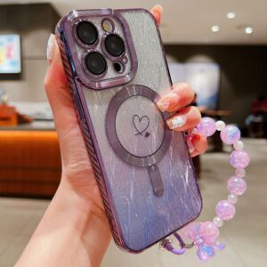 Capa iPhone 16 PRO MAX – Glitter Gradiente MagSafe
