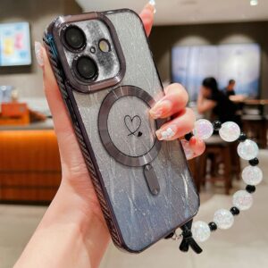 Capa iPhone 16 – Glitter Gradiente MagSafe
