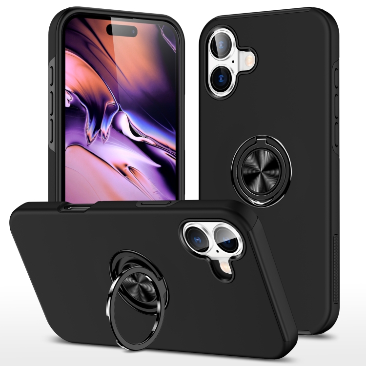 Capa Smartphone iPhone 16 - TPU Anel de Suporte