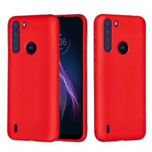 Capa Smartphone Motorola One Fusion – Silicone Vermelho