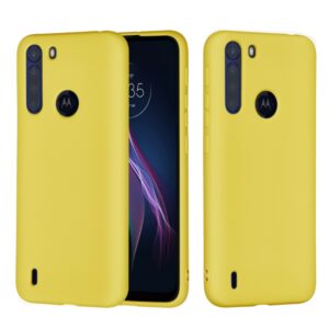 Capa Smartphone Motorola One Fusion – Silicone Amarelo