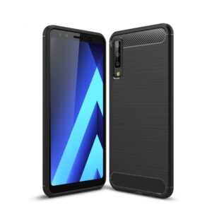 Capa Galaxy A7 2018 – TPU Escovado Preto