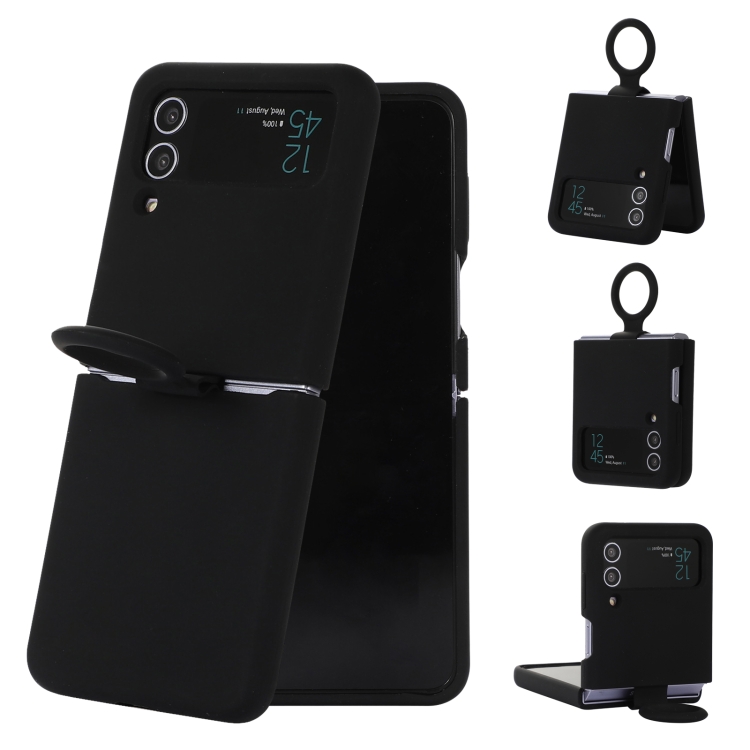 Capa Samsung Galaxy Z Flip4 - Silicone com Anel