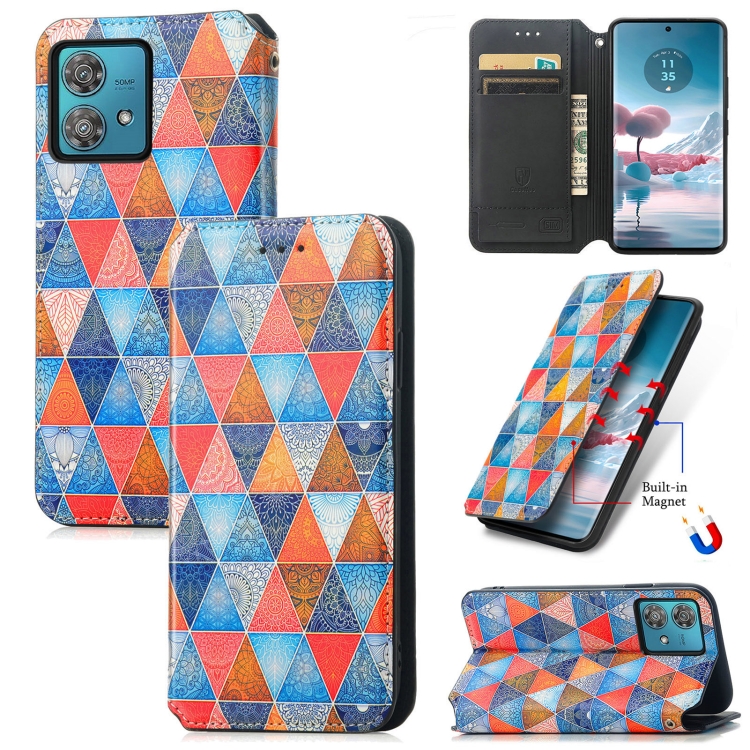 Capa Motorola Edge 40 NEO - Flip Mandala
