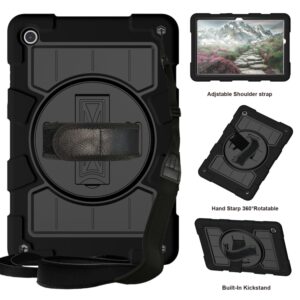 Capa Samsung Tab A9+ – Silicone e Plástico com Alça