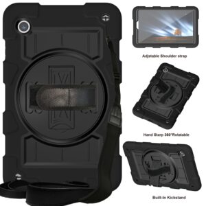 Capa Samsung Tab A9 – Silicone e Plástico com Alça e Suporte